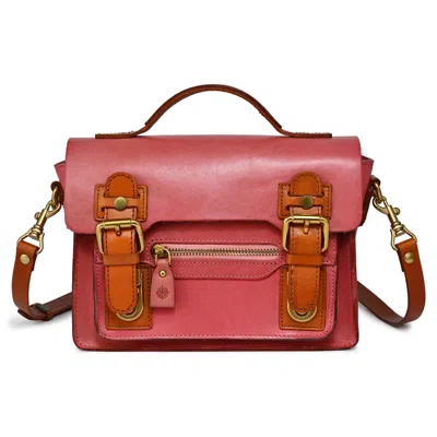 Old Trend Aster Mini Leather Satchel In Pink