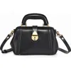 Old Trend Azalea Genuine Leather Mini Doctor Satchel In Black