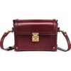 Old Trend Azalea Genuine Leather Vintage Case Crossbody In Burgundy