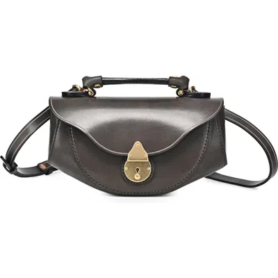 Old Trend Azalea Genuine Leather Vintage Everyday Crossbody In Gray