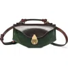 Old Trend Azalea Genuine Leather Vintage Everyday Crossbody In Green