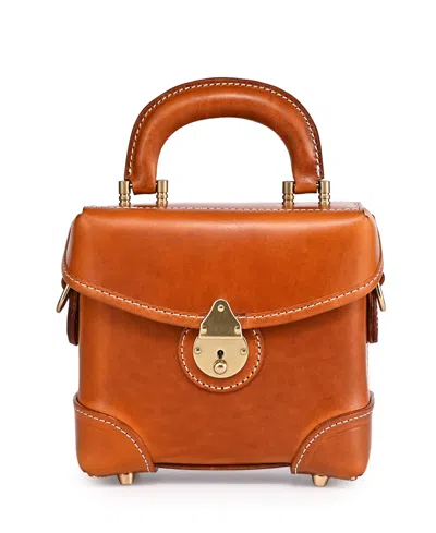 Old Trend Azalea Vintage Box Crossbody Bag In Caramel