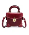 Old Trend Azalea Vintage Box Crossbody Bag In Maroon