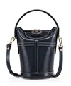 Old Trend Begonia Vintage Bucket Crossbody Bag In Navy