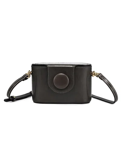 Old Trend Begonia Vintage Case Crossbody Bag In Gray