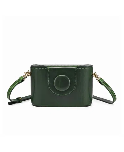 Old Trend Begonia Vintage Case Crossbody Bag In Green
