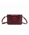 Old Trend Begonia Vintage Case Crossbody Bag In Maroon