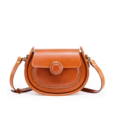 Old Trend Begonia Vintage Crossbody Bag In Caramel