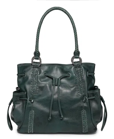 Old Trend Brassia Large Top Handle Tote Handbag In Green