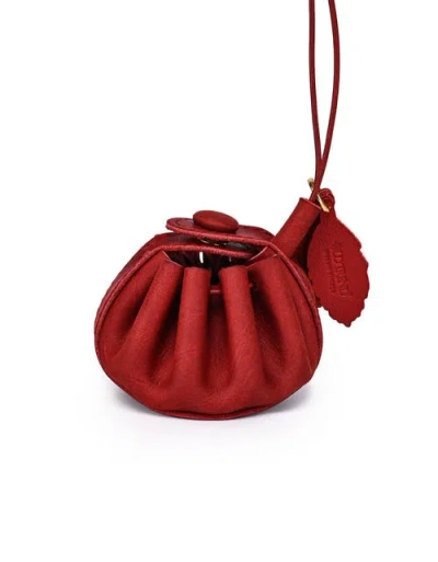 Old Trend Buki Genuine Leather Mini Charm In Red