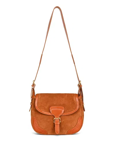 Old Trend Camellia Medium Shoulder Bag In Brown