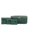Old Trend Celosia Genuine Leather Rectangular Jewelry Case In Green