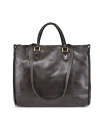 Old Trend Clivia Genuine Leather Structured Carryall Tote In Gray