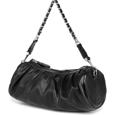 Old Trend Convertible Mini Hobo Bag In Black