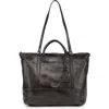 Old Trend Crocus Genuine Leather Spacious Carryall Tote In Gray