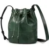Old Trend Crocus Convertible Bucket Bag In Green