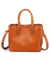 Old Trend Dahlia Convertible Mini Tote In Cognac