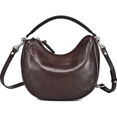 Old Trend Dahlia Genuine Leather Soft Everyday Hobo Bag In Brown