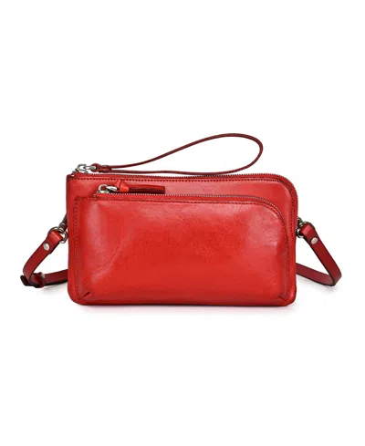 Old Trend Dahlia Small Crossbody Bag In Red