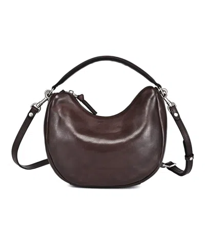 Old Trend Dahlia Small Top Handle Hobo Bag In Brown