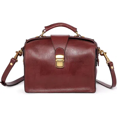 Old Trend Doctor Transport Leather Satchel In Brown