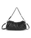 Old Trend Foxglove Convertible Mini Hobo Bag In Black
