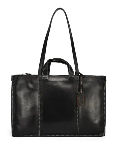 Old Trend Freesia Large Top Handle Tote Bag In Black