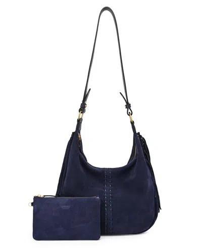 Old Trend Hydrangea Extra-large Shoulder Bag In Blue