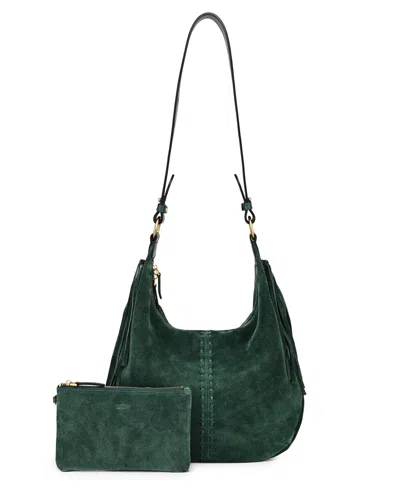 Old Trend Hydrangea Extra-large Shoulder Bag In Green