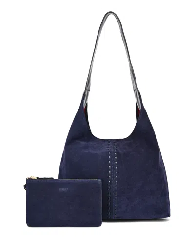 Old Trend Hydrangea Medium Hobo Bag In Blue