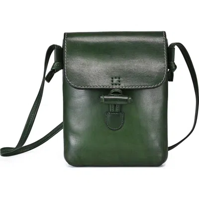 Old Trend Ixia Genuine Leather Minimal Everyday Crossbody In Green