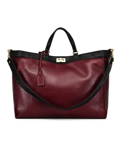 Old Trend Ixia Jet Set Large Tote Bag In Red