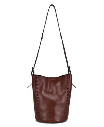 Old Trend Juniper Handwoven Mini Crossbody Bag In Brown