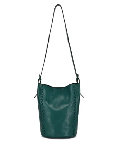 Old Trend Juniper Handwoven Mini Crossbody Bag In Green