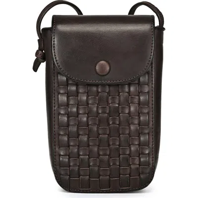 Old Trend Lantana Genuine Leather Structured Everyday Crossbody In Brown
