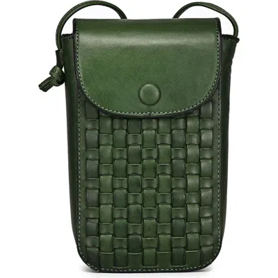 Old Trend Lantana Genuine Leather Structured Everyday Crossbody In Green