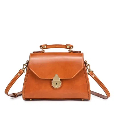 Old Trend Laurel Classic Satchel Bag In Caramel