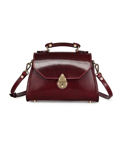Old Trend Laurel Classic Satchel Bag In Maroon Red