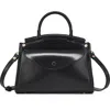 Old Trend Laurel Genuine Leather Vintage Structured Satchel In Black
