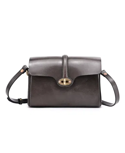 Old Trend Laurel Vintage Crossbody Bag In Gray