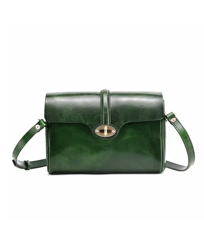 Old Trend Laurel Vintage Crossbody Bag In Green