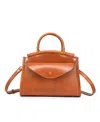 Old Trend Laurel Vintage Satchel Bag In Caramel