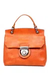 Old Trend Leather Cypress Crossbody Bag In Cognac