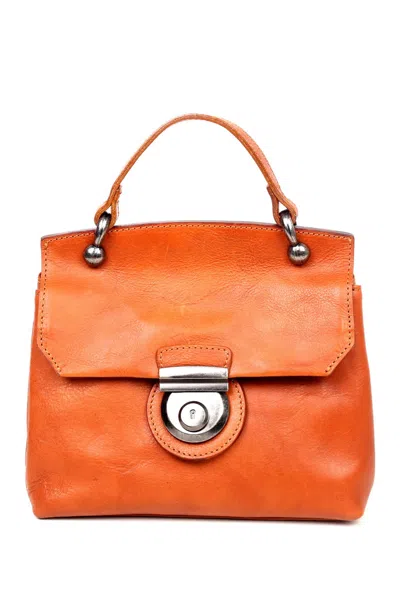 Old Trend Leather Cypress Crossbody Bag In Cognac
