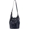 Old Trend Lily Shoulder Bucket Bag In Navy
