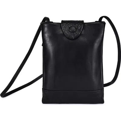 Old Trend Lily Genuine Leather Structured Convertible Crossbody In Black