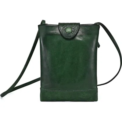 Old Trend Lily Genuine Leather Structured Convertible Crossbody In Green