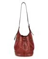 Old Trend Lily Shoulder Bucket Bag In Brown