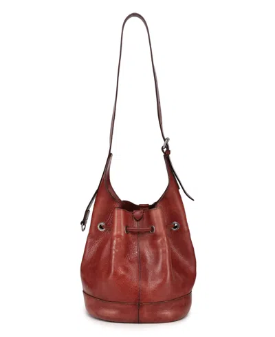 Old Trend Lily Shoulder Bucket Bag In Brown