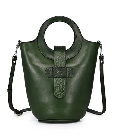 Old Trend Lily Small Bucket Crossbody Bag In Green